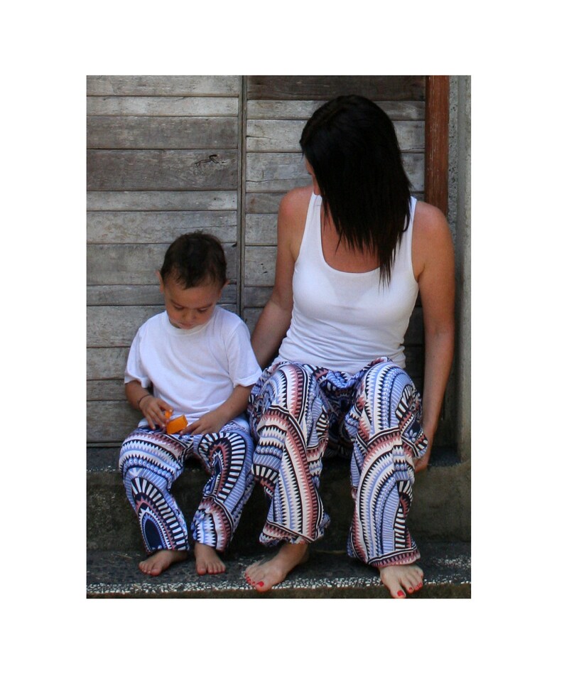 Mommy and me Harem pants mommy and me outfitsmatching mommy image 0.