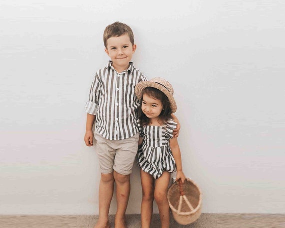 matching sibling outfits boy and girl