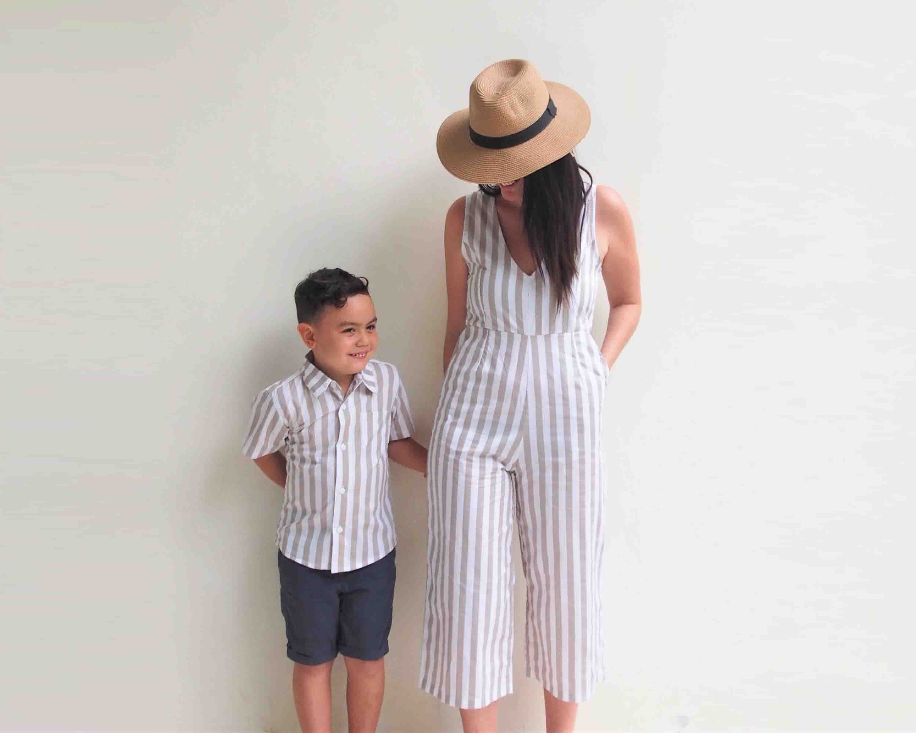 jumpsuit and shirt outfit