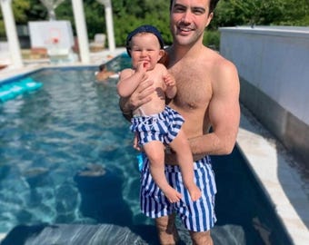 Costume da bagno abbinato padre e figlio, costume da bagno abbinato padre e figlio, costume da bagno abbinato padre e figlio, vestito abbinato padre e figlio, regalo per papà