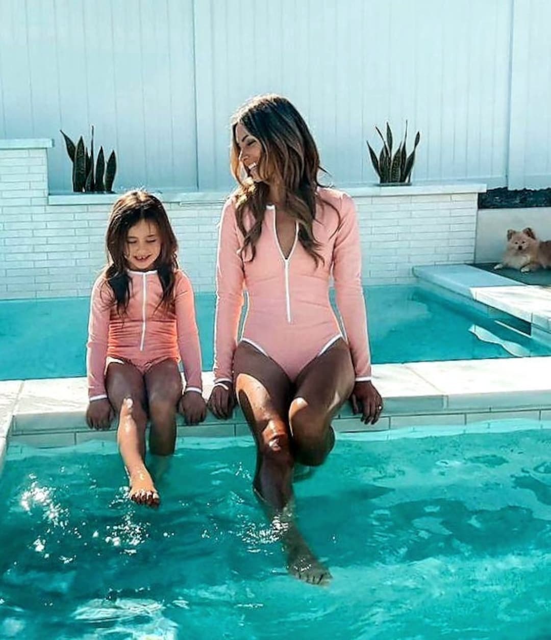 Matching Family Crochet Bikini Swimwear Mother Daughter Tankini