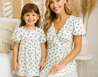 Floral Mommy and Me dresses | Mommy and Me matching outfits | Mother & Daughter Dress | Mom Daughter Dress | Mother's day gift