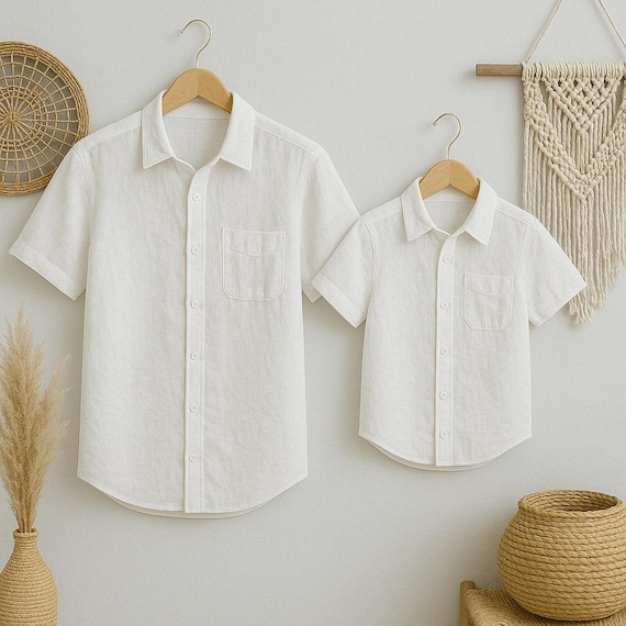 Matching Father Son Linen Shirts | 100% Pure Linen Short Sleeve Button Down | Daddy and Me Summer Outfit | Family Resort Wear | Linen Shirt - Etsy Norway Matching Father Son Linen Shirts | 100% Pure Linen Short Sleeve Button Down | Daddy and Me Summer Outfit | Family Resort Wear | Linen Shirt - Etsy Norway