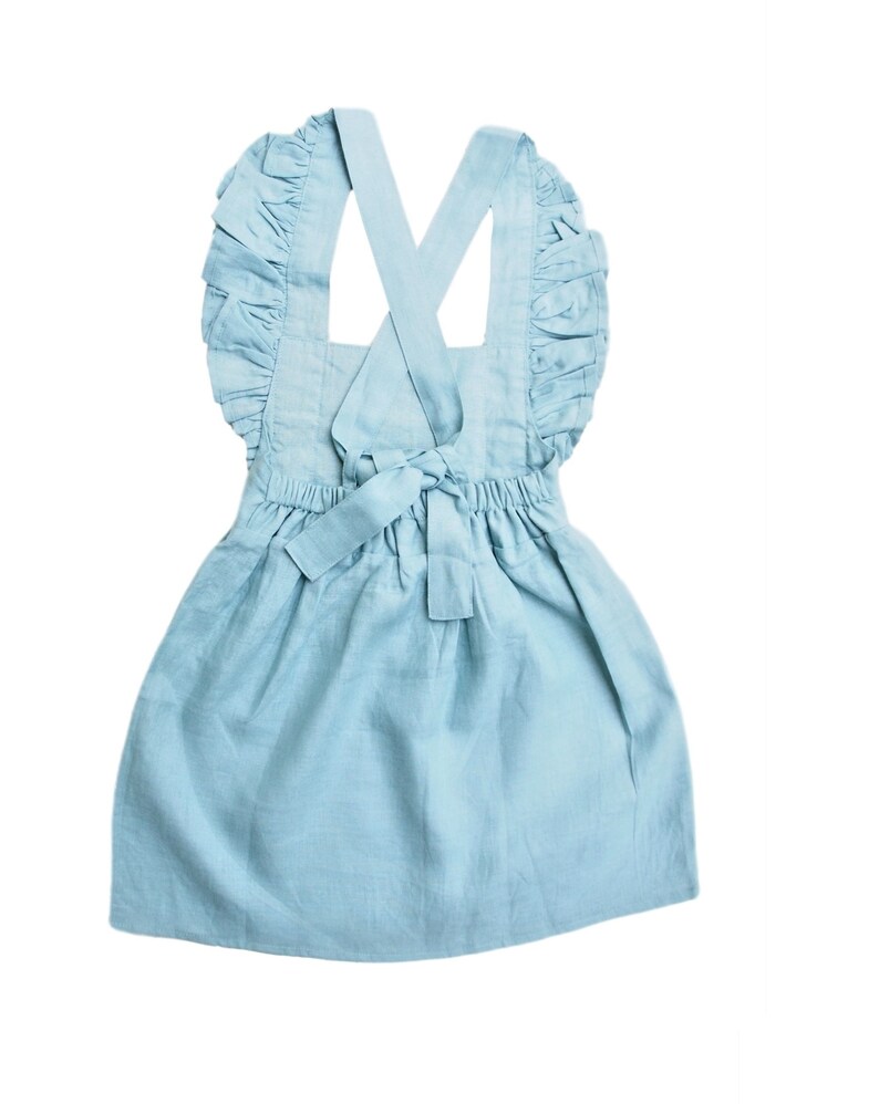 Baby Girl Linen Dress Sage Flutter Sleeve Dress Baby Girl Etsy
