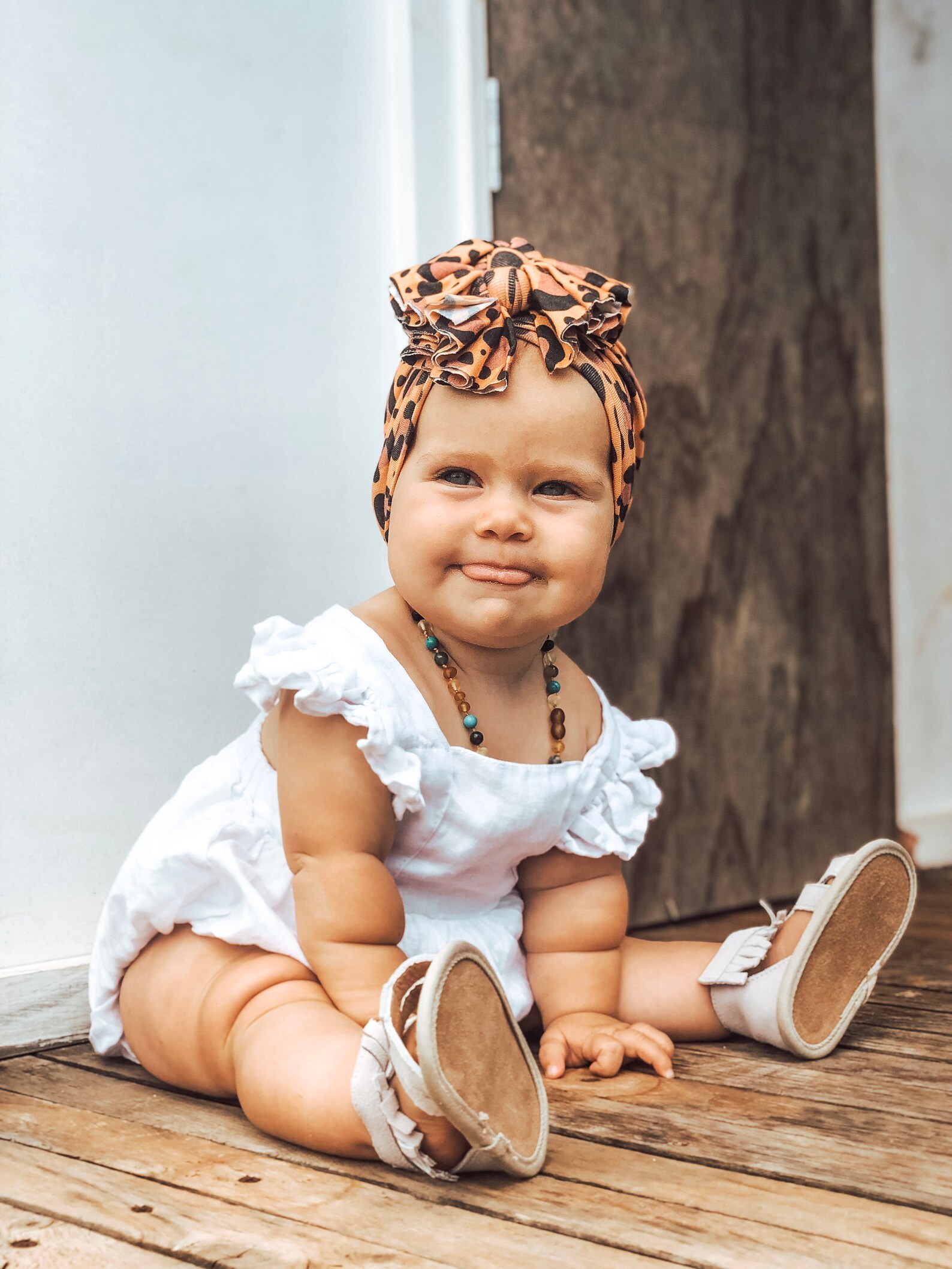 Baby Girl Linen Romper White Flutter Sleeve Romper Baby Etsy