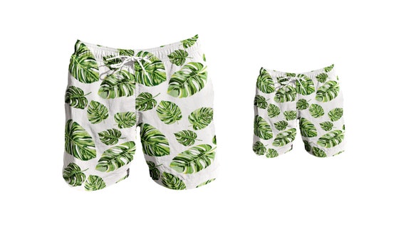 Pere fils maillot de bain assorti pere et fils maillot de bain assorti papa et fils tenue assortie pour pere et fils cadeau pour papa Etsy France