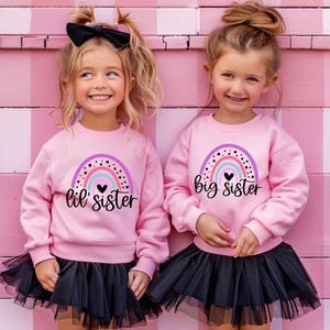 Big Sister Toddler Sweatshirt | Sister Toddler Crewneck Pullover | Pregnancy Announcement Crewneck | Cute Kids Pullover | Big Sister Gift