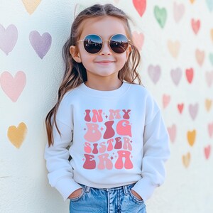 Big Sister Toddler Sweatshirt | Sister Toddler Crewneck Pullover | Pregnancy Announcement Crewneck | Cute Kids Pullover | Big Sister Gift