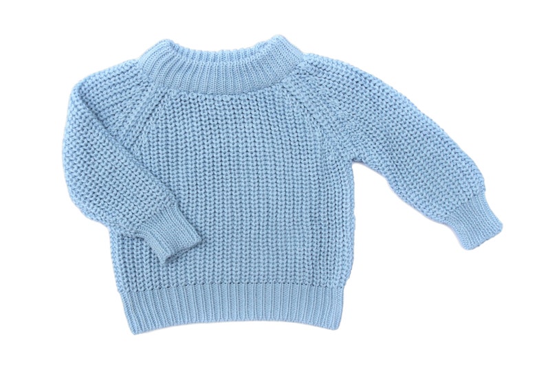 Mommy and me Outfit, blue knitted Sweater ,Knitwear Jumper, Knitwear Sweater, Baby knitted Sweater,mother daughter matching,Matching sweater image 2