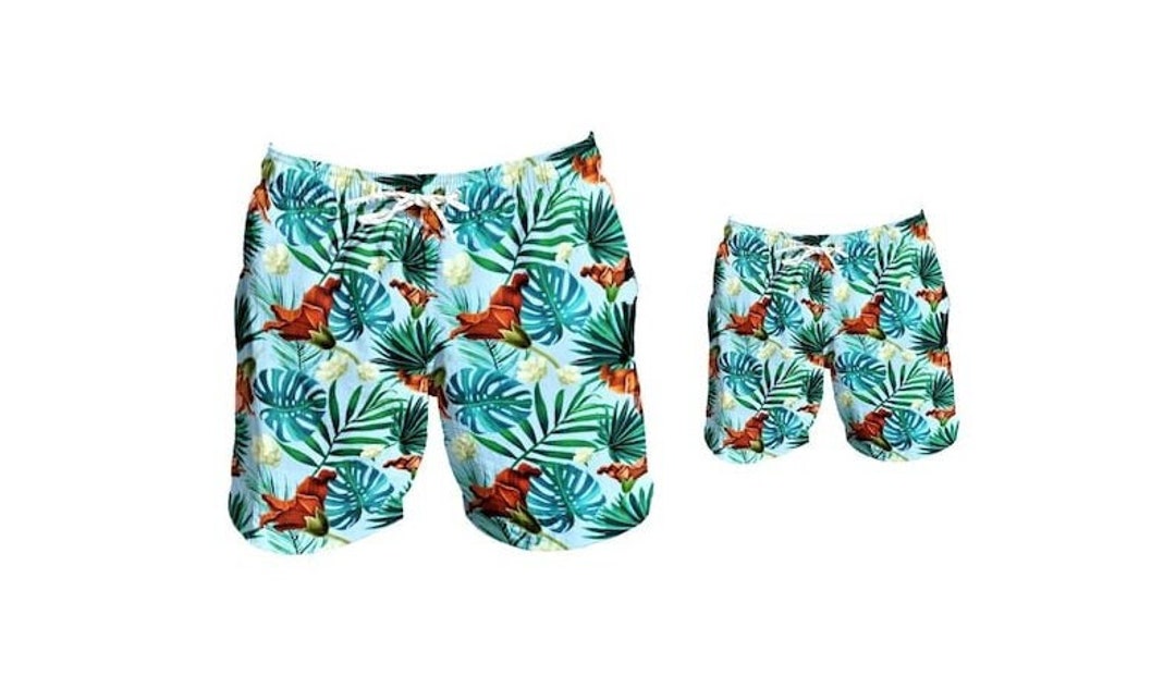 Maillot de bain assorti père fils, maillot de bain assorti père et fils