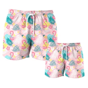 Father Son Matching Swim Trunks, Father & Son Matching Swimsuit, Dad and Son Matching Swim Trunks, Father Son Matching Outfit, Dad Gift