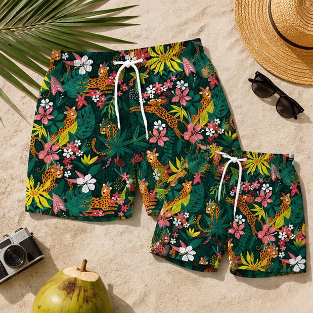 Father Son Matching Swim Trunks, Father & Son Matching Swimsuit, Dad and Son Matching Swim Trunks, Father Son Matching Outfit, Dad Gift