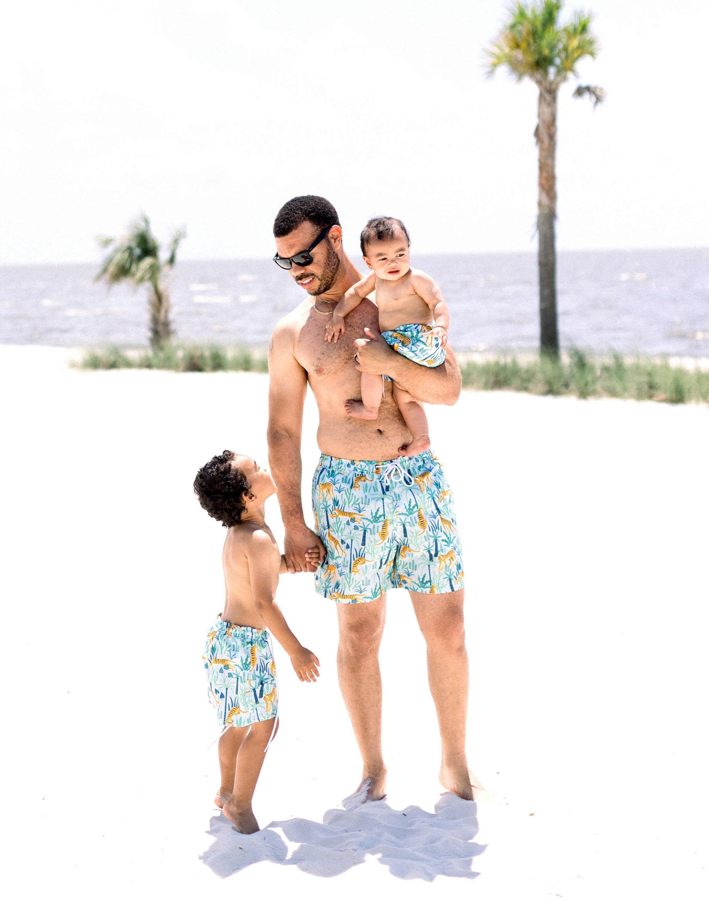 Father Son Matching Swim Trunks Father & Son Matching Etsy