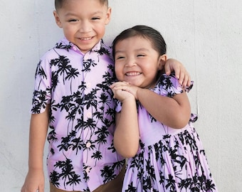 Traje a juego para hermano y hermana, traje para hermanos, traje a juego para hermanos, traje para hermano mayor, traje para hermana pequeña, regalo de cumpleaños para niños