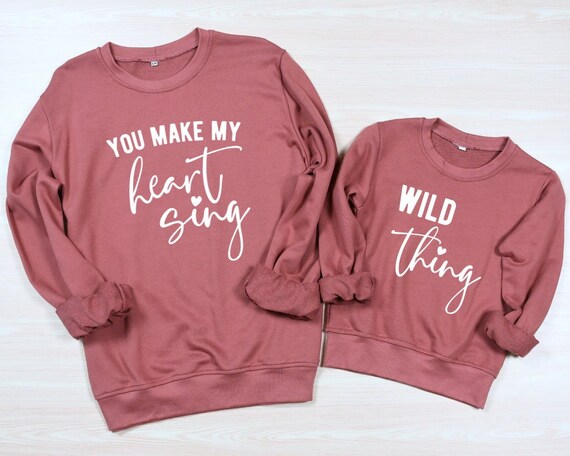 Mommy and Me Outfit, Wild Thing Sweatshirt, Mom Son Matching