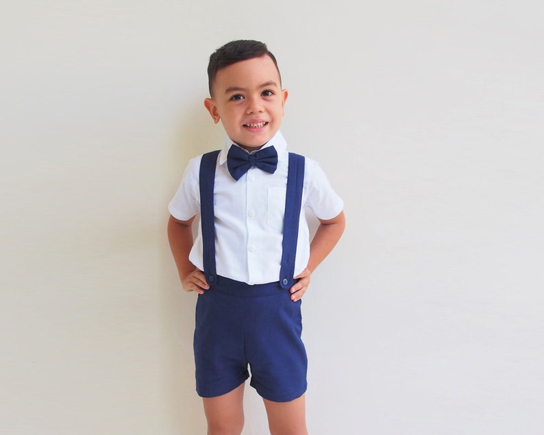navy christening outfit