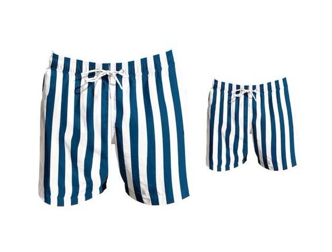 Father Son Matching Swim Trunks, Father & Son Matching Swimsuit, Dad