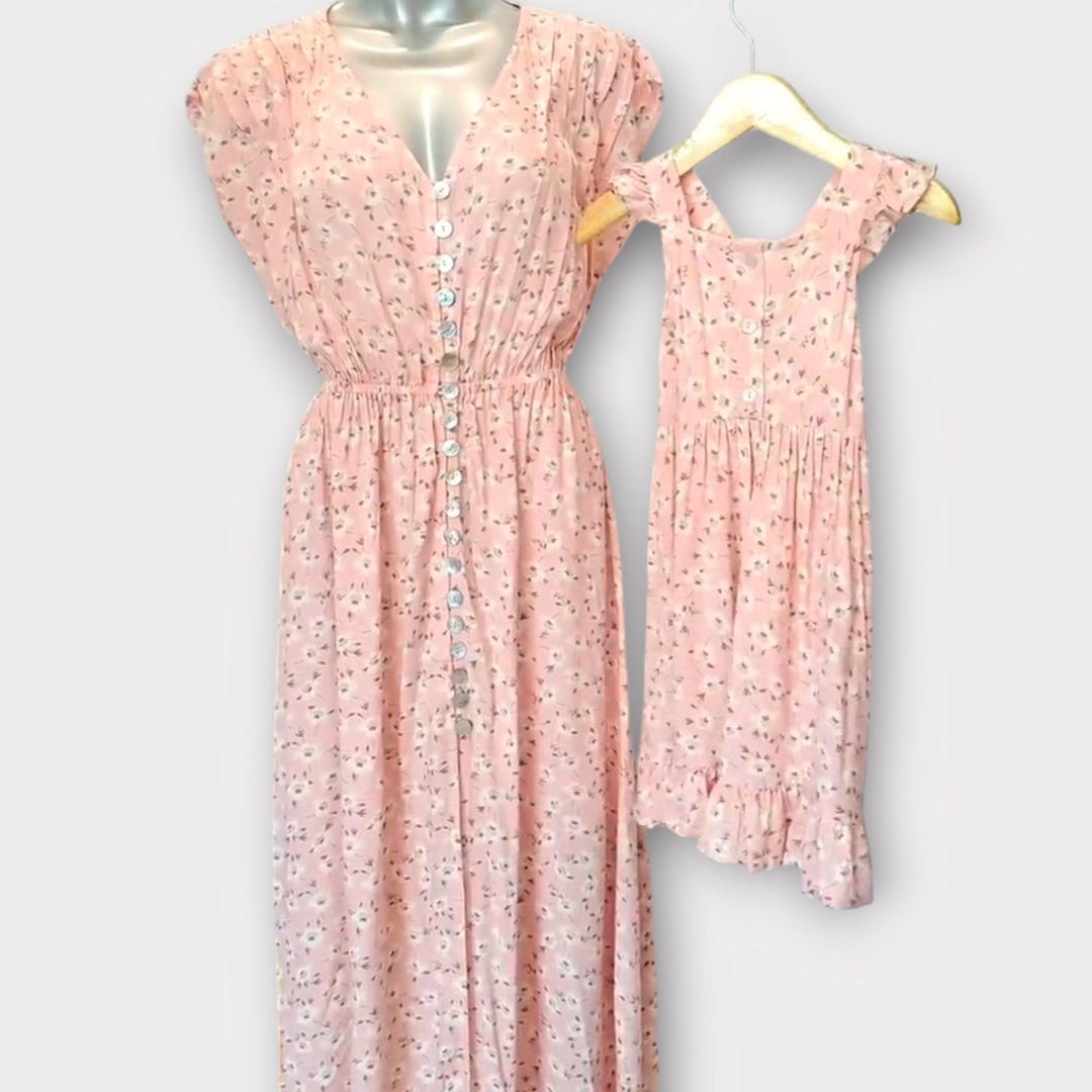 Pink Mommy and Me Dresses, Mommy & Me Matching Outfits, Pink Mom ...