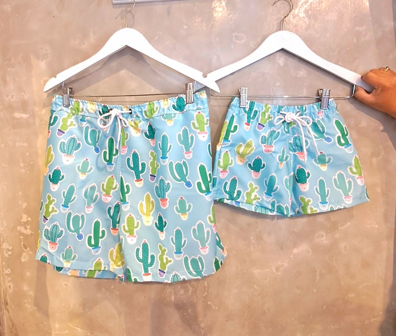 Father Son Matching Swim Trunks, Father and Son Matching Swimsuit, Dad and Son Matching Swim Trunks, Father Son Matching Outfit, Dad Gift image 3