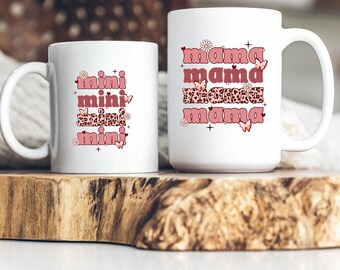 Mommy and Me mugs | Matching family mugs | Matching mugs for mom and kids | Family coffee mugs | Matching mommy and me cup | Cute family mug