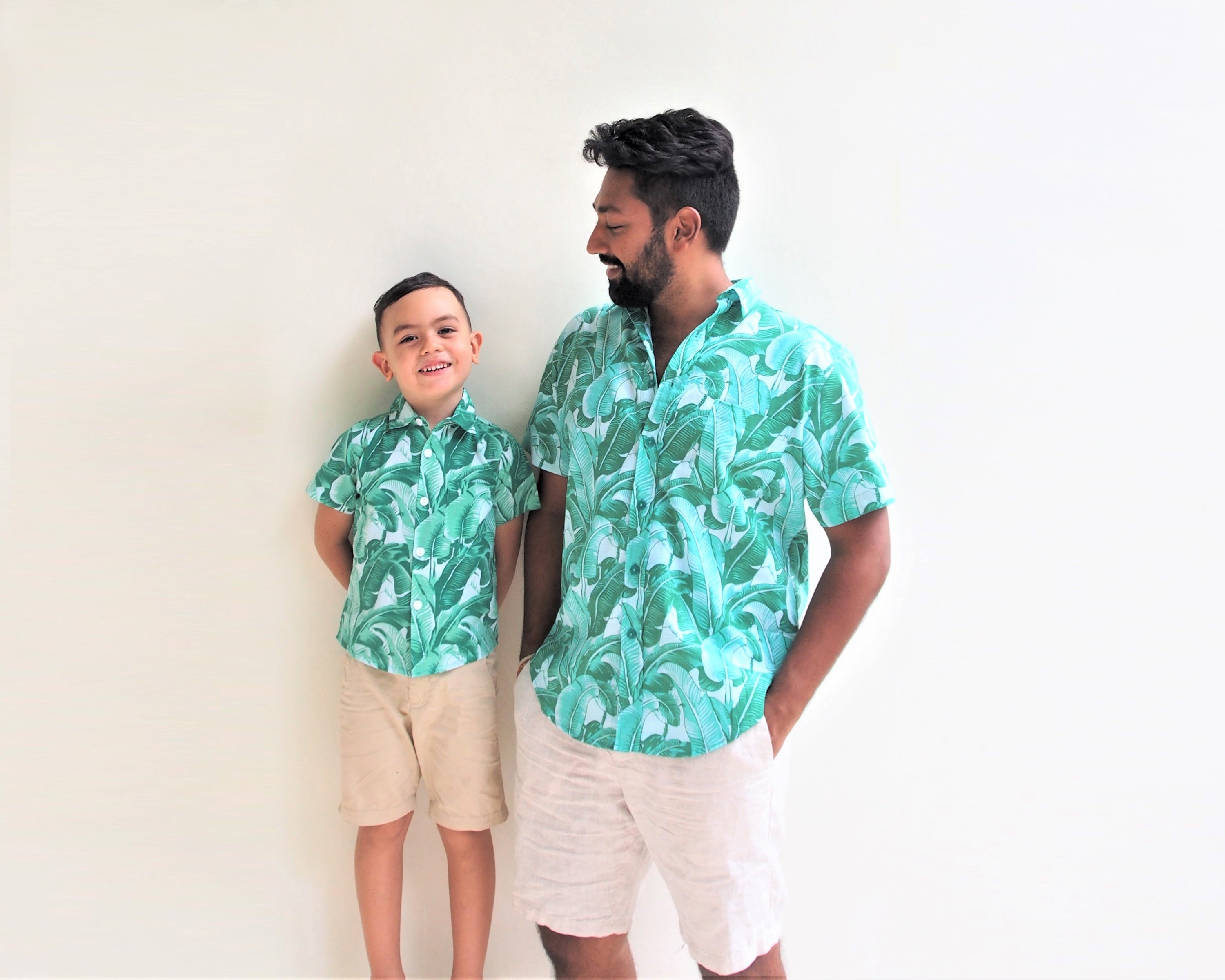 Buy Dad and Baby Matching Hawaiian Shirts Online In India -  India