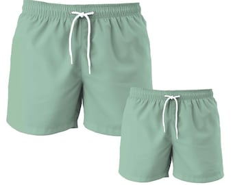 Father Son Matching Swim Trunks, Father & Son Matching Swimsuit, Dad and Son Matching Swim Trunks, Father Son Matching Outfit, Dad Gift