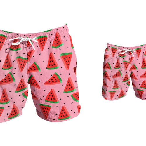 Father Son Matching Swim Trunks Father and Son Matching Etsy