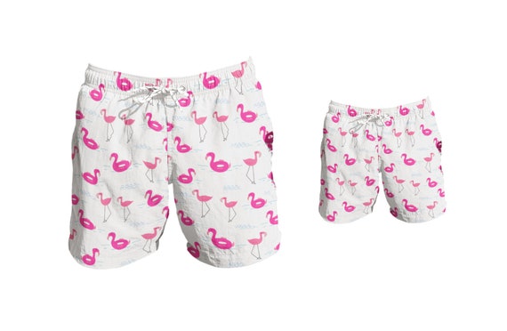 dad and baby swim trunks
