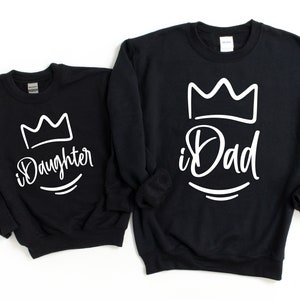 Dad and Me Outfit | Father and Daughter Sweatshirt | Daddy & Me Sweatshirt | Dad matching Sweater | Dad Daughter Outfit |Dad Gift