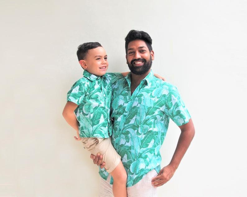 Father & son matching shirts, Dad and son Outfit,father son shirts,dad son matching shirts,dad and baby, Father son Outfit, Fathers day gift image 3