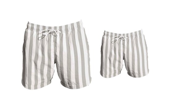 Father Son Matching Swim Trunks Father 