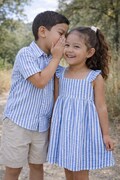 Brother & Sister matching outfit, Cotton Crinkle Sibling matching Outfit, Big brother Outfit, Little Sister Outfit product logo