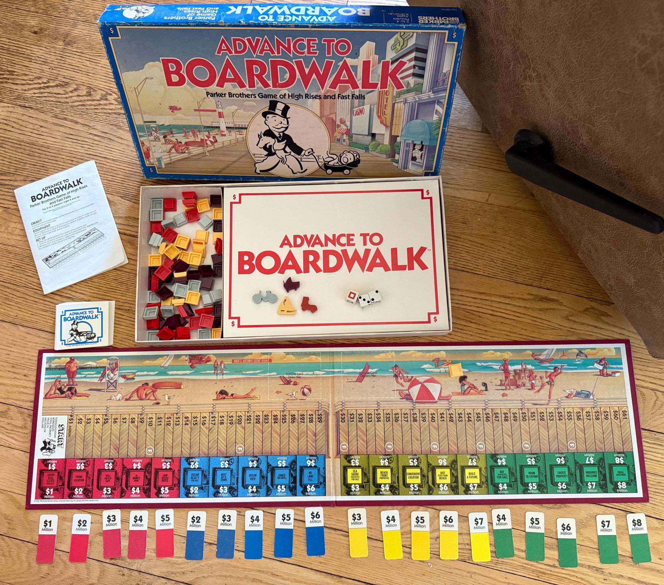 Advance to Boardwalk Board Game - Etsy Canada