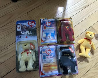 マクドナルド 2004 Ty Teenie Beanie Baby バーガー・ザ・ベア