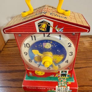 1968 Fisher Price Clock - Etsy