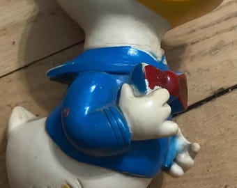 Vintage Donald Duck vinyl figure-Walt Disney Productions