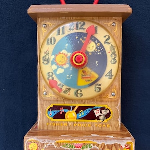 Vintage Fisher Price Clocks - Etsy Canada