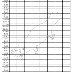 Puppy Potty Training Chart