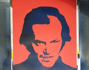 Stencil art - Jack Nicholson - Shining