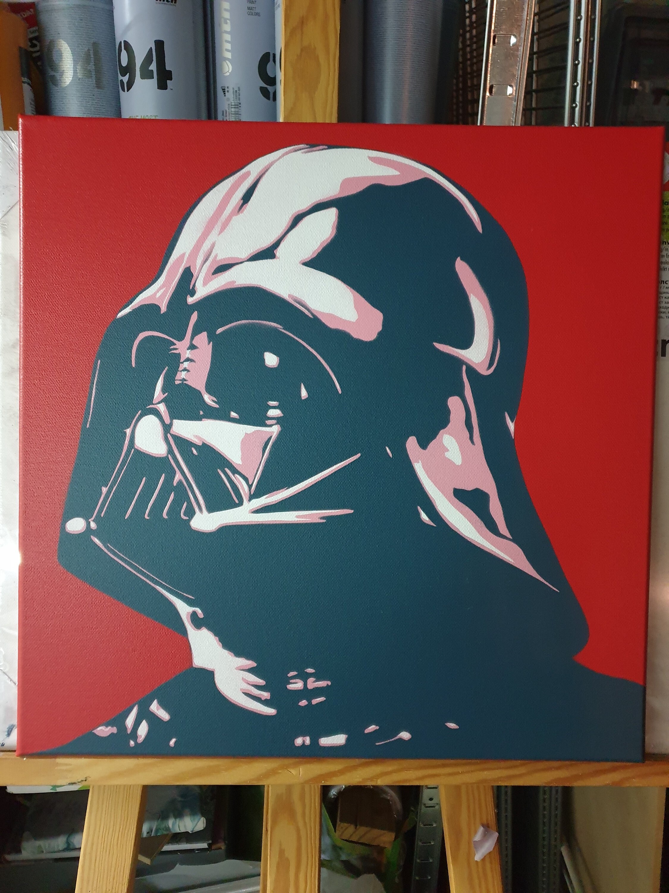stencil Art - Darth Vader