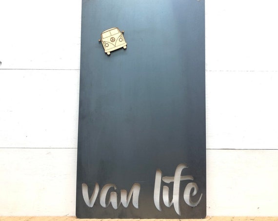 Van Life Magnetic Memo Board - Metal Van Life Decor