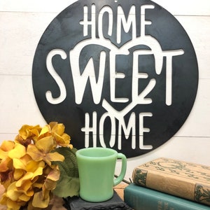 Rustic Farmhouse Porch Home Sweet Home Sign - Etsy