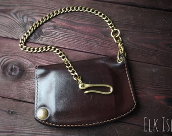 copper wallet chain