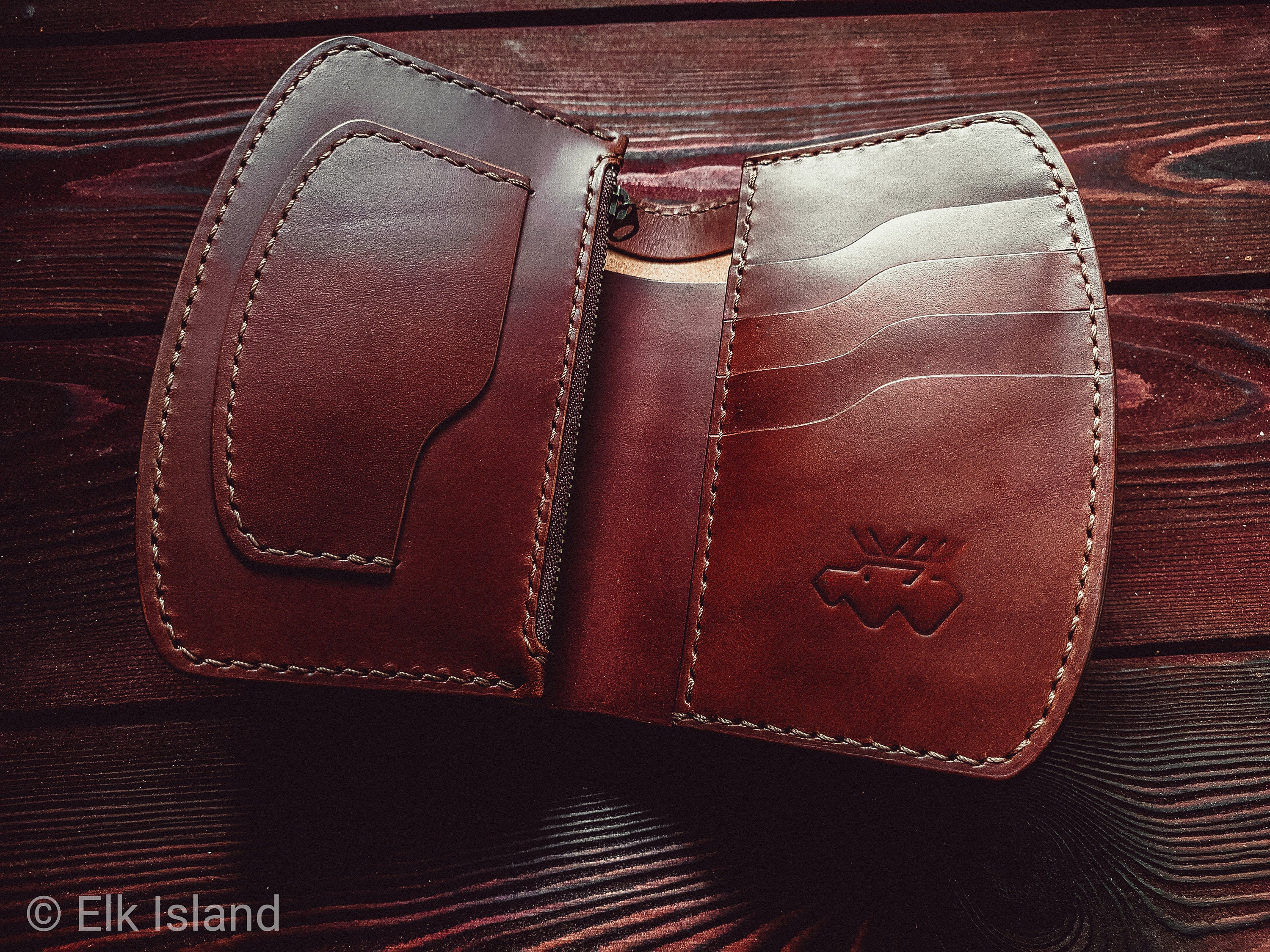 Medium Leather wallet Axe wallet Buttero Leather Wallet Etsy