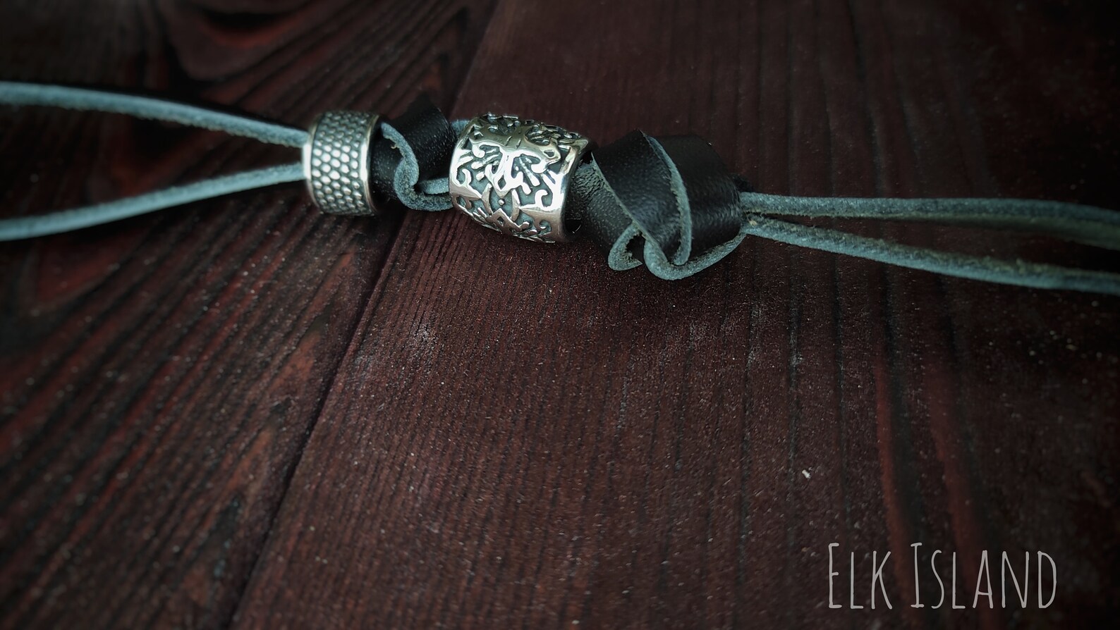 Leather knife lanyard knife accsesoriese trinket stainless Etsy