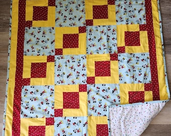 Minnie and Mickey Mouse Quilt