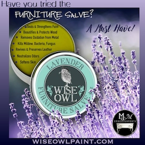 Wise Owl Chalk Synthesis Paint, Pint Size 16oz by volume, 63 Available Colors, Furniture Paint, Chalk Style Paint image 5