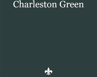 CHARLESTON GREEN  Wise Owl Chalk Style Paint, Pint size Furniture Paint, green paint