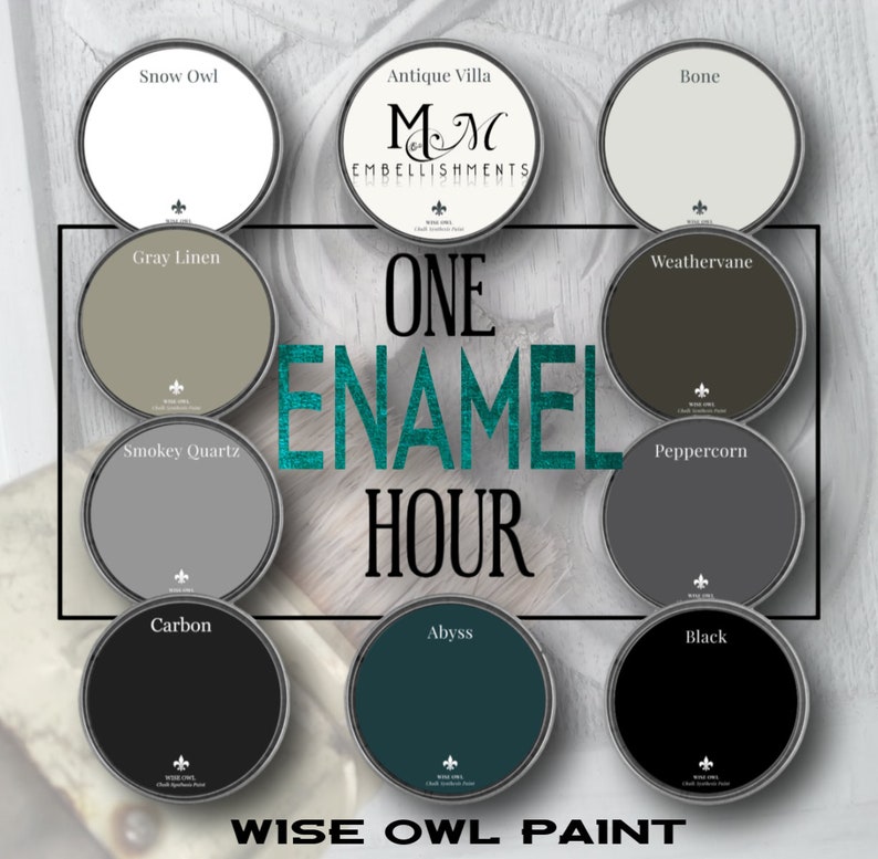 ENAMEL Paint by Wise Owl One Hour cure time Quart Size Etsy