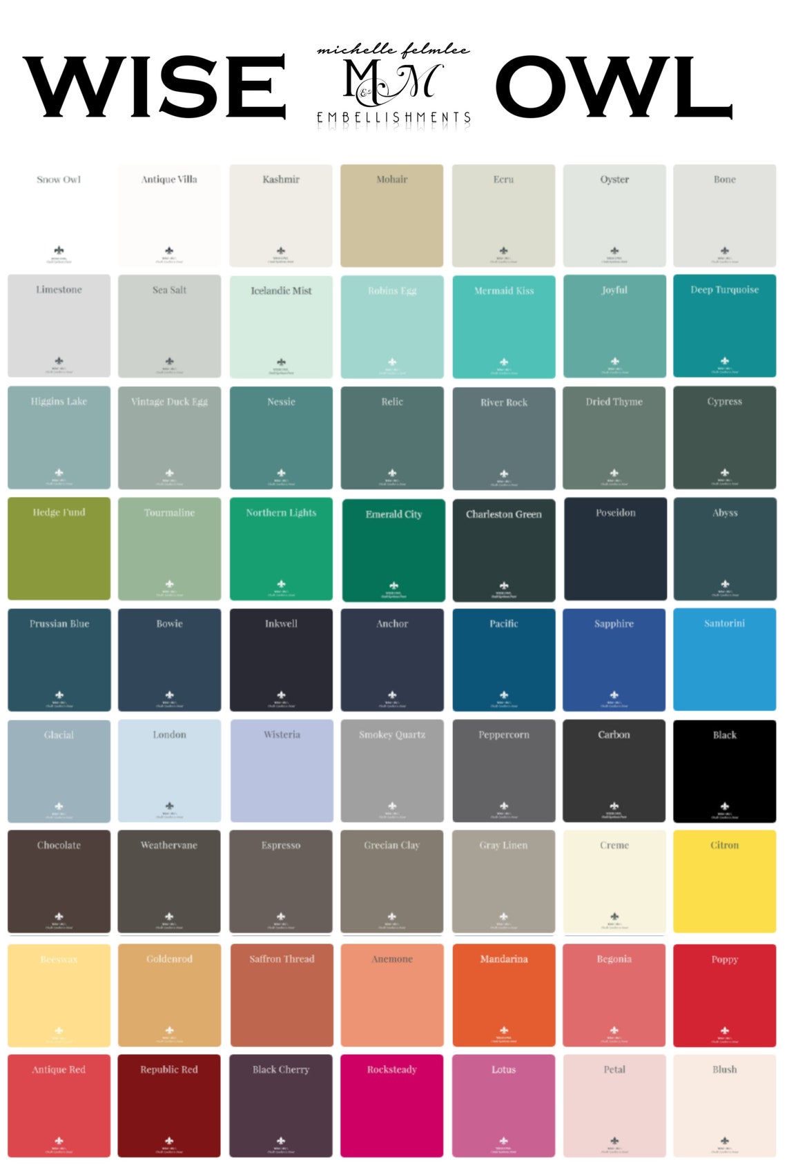 Wise Owl Paint Sea Salt Furniture Paint Chalk Style Paint Etsy